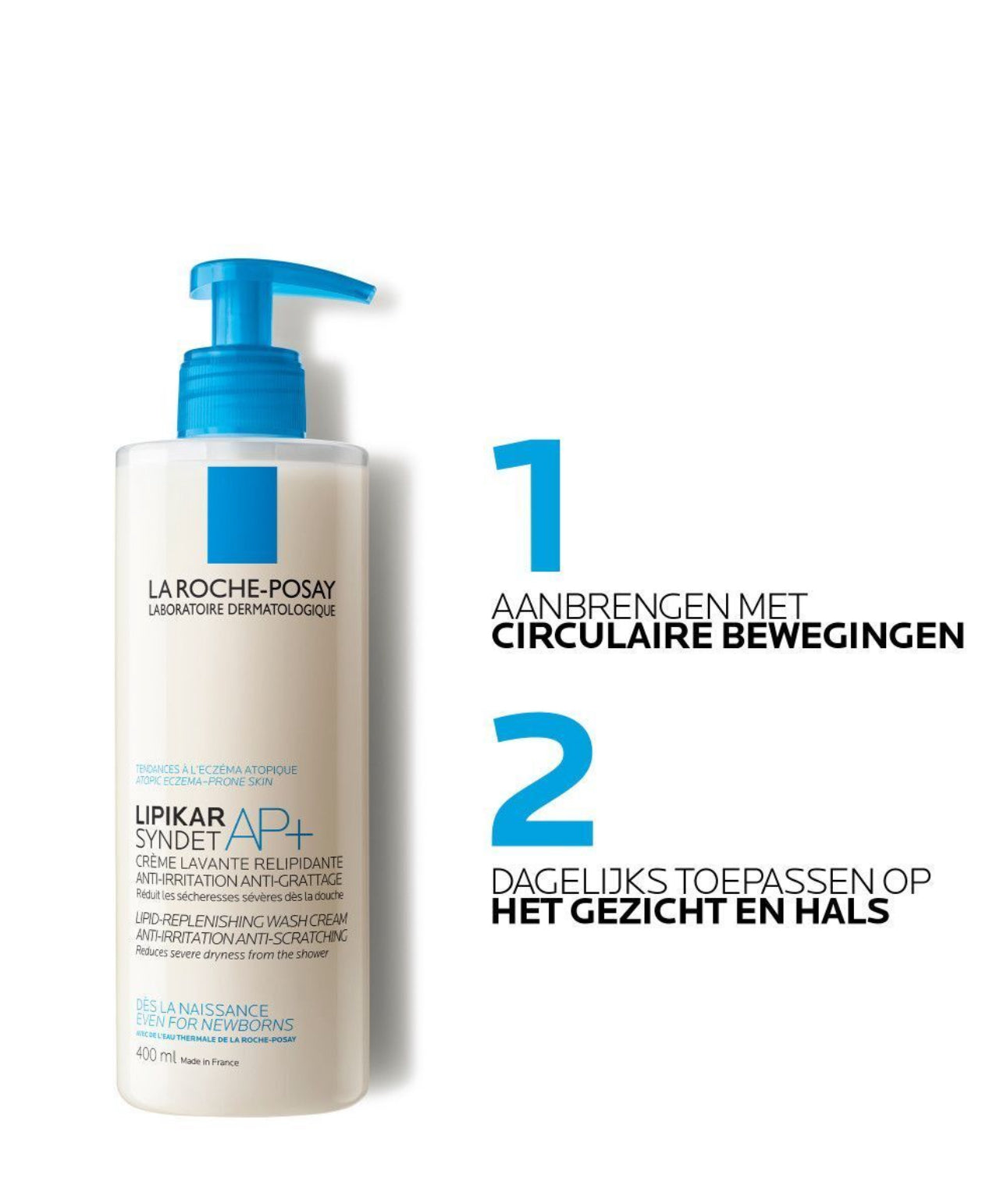 Lipikar Syndet AP+ Gel-Crème Nettoyant Anti-Irritations 400ml La Roche Posay