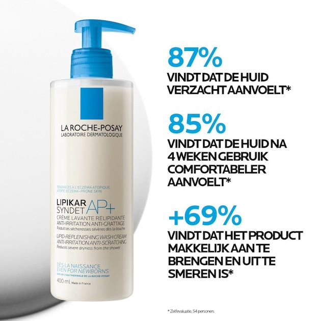 Lipikar Syndet AP+ Gel-Crème Nettoyant Anti-Irritations 400ml La Roche Posay