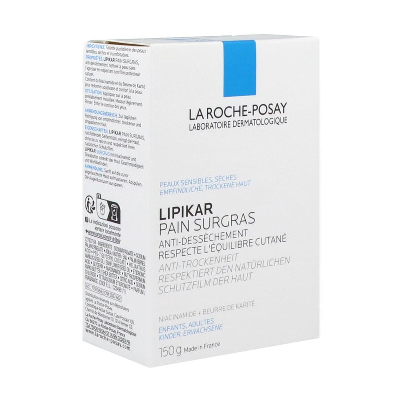 La roche posay lipikar pain surgras 150g