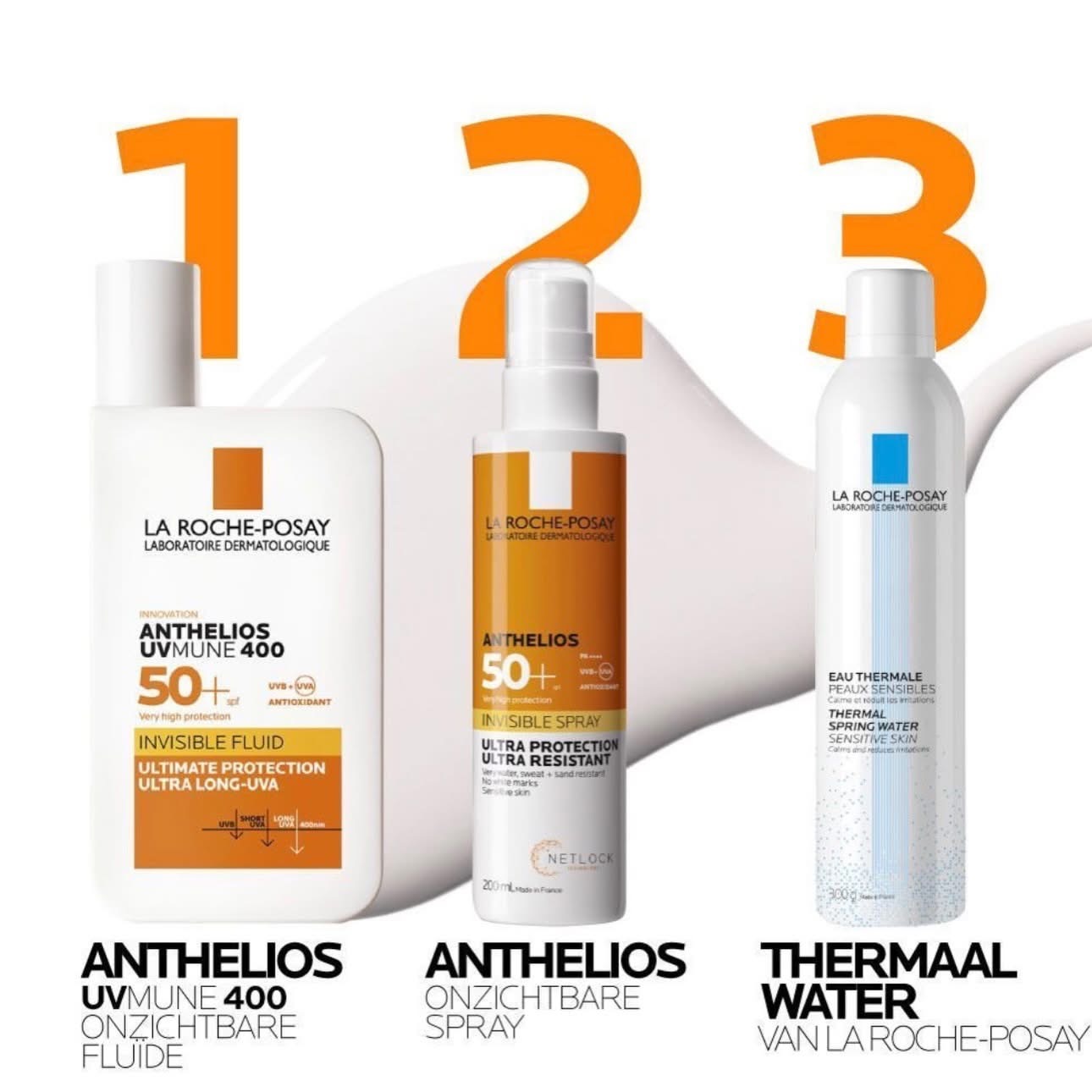 لاروش بوزيه أنتيليوس UVMune 400 SPF50+ فلويد شفاف — صورة 5