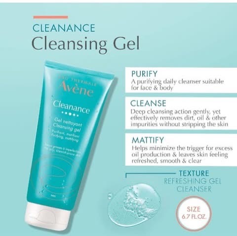 غسول أفين كلينانس المنظف – Avène Cleanance Cleansing Gel — صورة 2