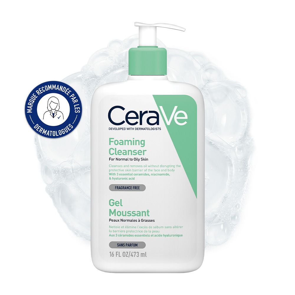 CeraVe Foaming Facial Cleanser – سيرافي غسول رغوي للوجه من CeraVe — 473 مل