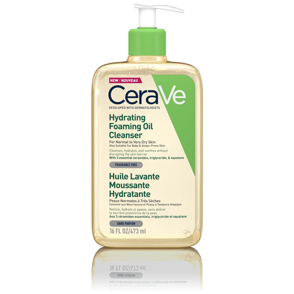 CeraVe غسول زيتي مرطب رغوي 473 مل من CeraVe — 473 مل
