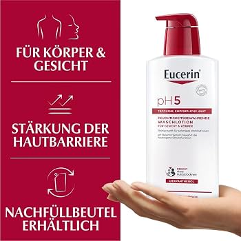 Eucerin pH5 Washlotion - غسول يوسيرين pH5 للوجه والجسم — صورة 2