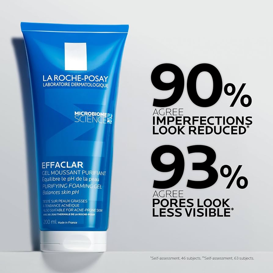 La Roche-Posay Effaclar Gel Moussant Purifiant — غسول لاروش بوزيه إيفاكلار المنقي 200 مل — صورة 2