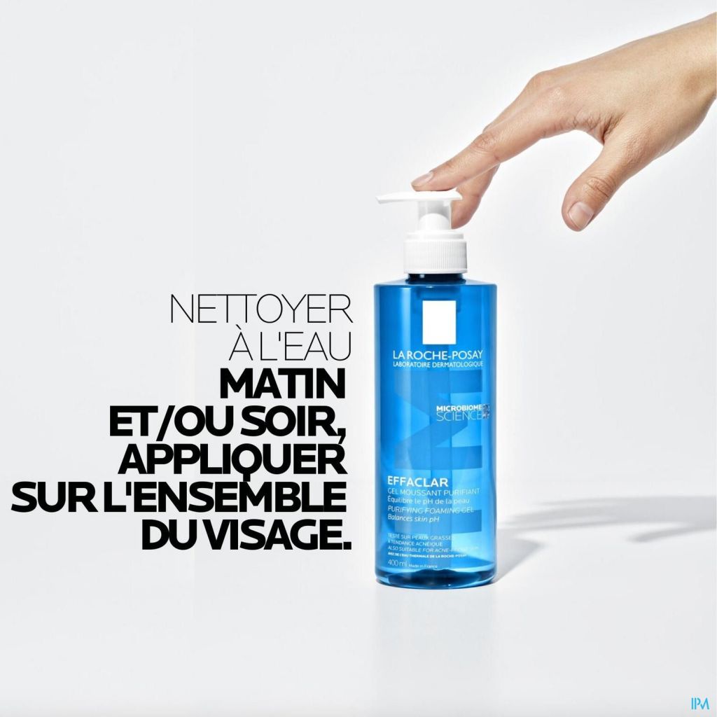 La Roche-Posay Effaclar Gel Moussant Purifiant — غسول لاروش بوزيه إيفاكلار المنقي — صورة 4