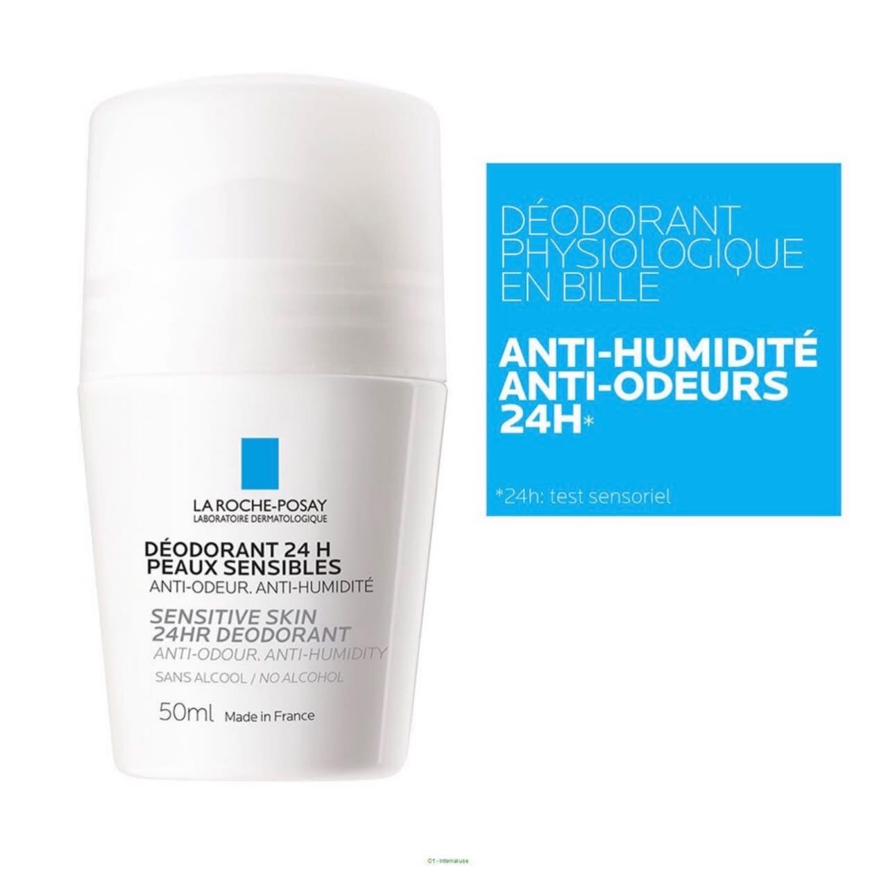 La Roche-Posay Physiological Deodorant 24H – مزيل عرق رول-أون للبشرة الحساسة — صورة 2