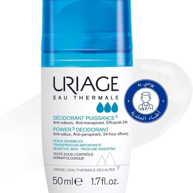 Uriage Power³ Deodorant Roll-on – مزيل عرق رول أون بحماية 24 ساعة — صورة 2