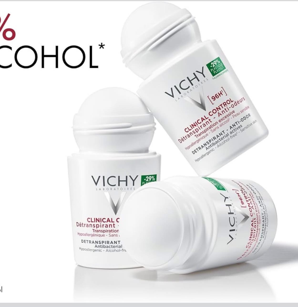 Vichy Clinical Control 96H Anti-Perspirant – مزيل عرق مضاد للتعرق 96 ساعة — صورة 2