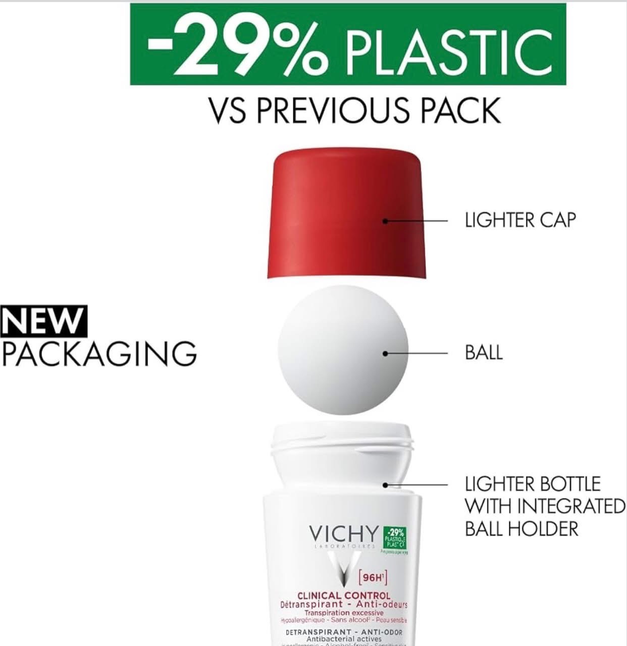 Vichy Clinical Control 96H Anti-Perspirant – مزيل عرق مضاد للتعرق 96 ساعة — صورة 7