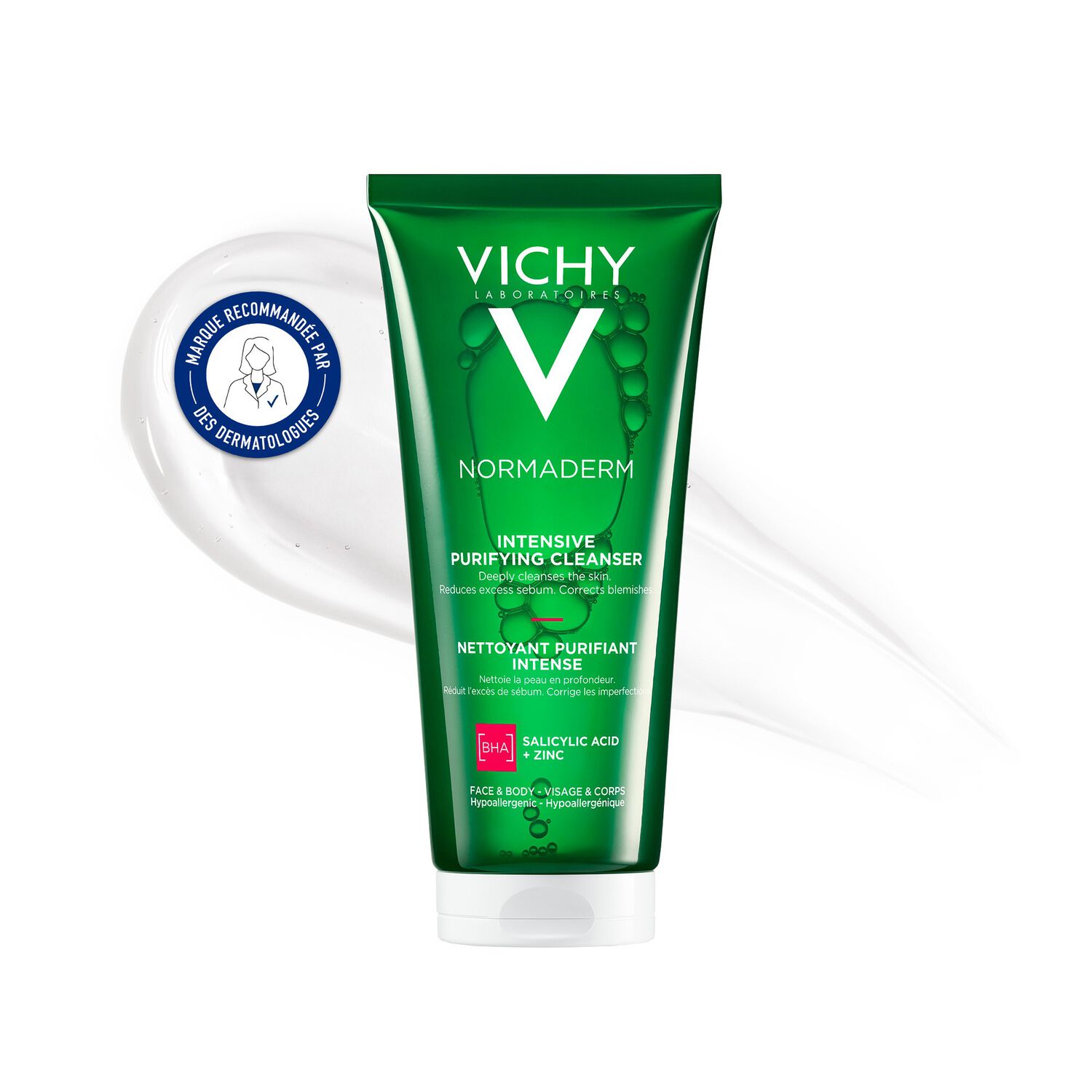 Vichy Normaderm Intensive Purifying Cleanser من Vichy — 200 ml