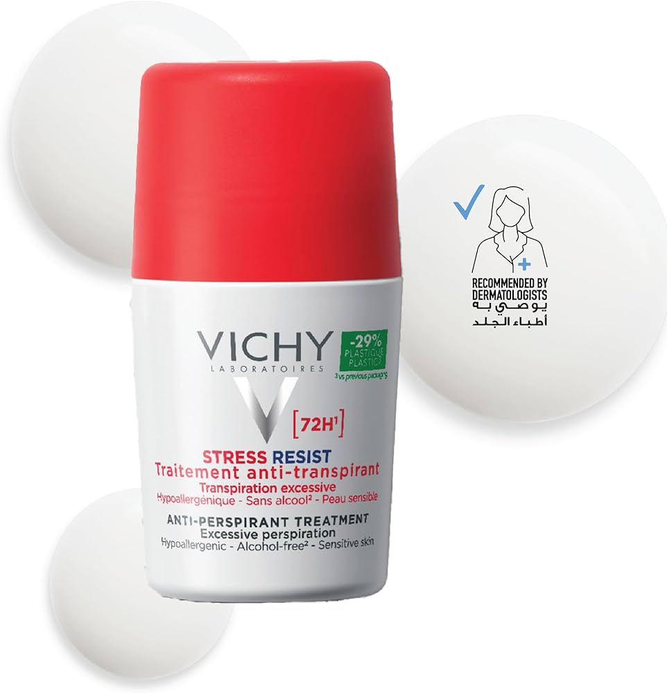 Vichy Stress Resist Roll-On 72H – مزيل عرق فيشي سترس ريزست 72 ساعة من Vichy — 50 مل